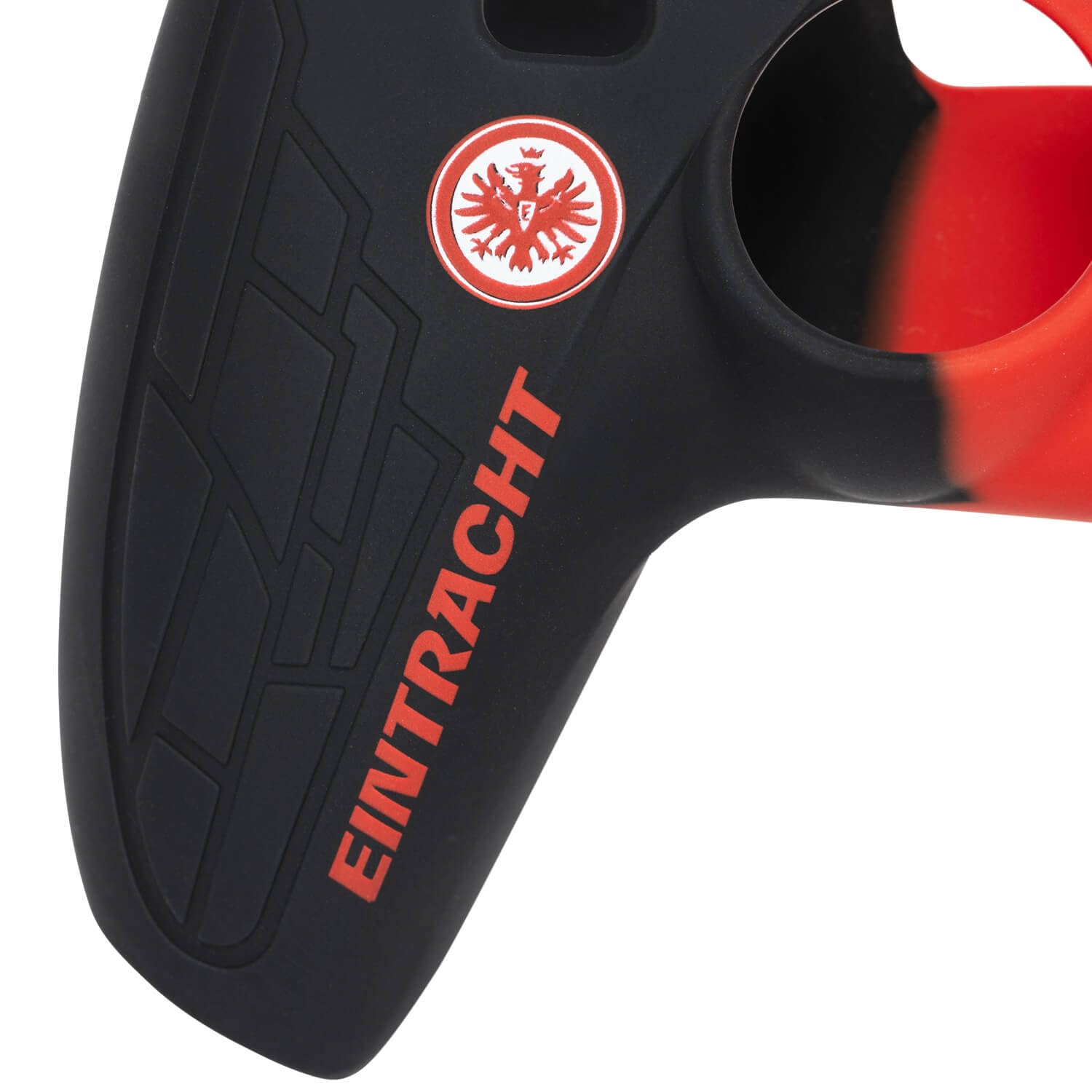 Offiziell lizensierte Schutzhülle kompatibel für PS5 Controller Zubehör Eintracht Frankfurt Anti-Rutsch Schutzhülle Skin Case für SGE Fans (Rot)