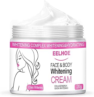 Clareamento da Pele,Clareamento da Pele Todo o Corpo Creme Branqueador - Creme Clareador Clareador para Mulher Pele Rosto e Áreas Sensíveis Pasukit