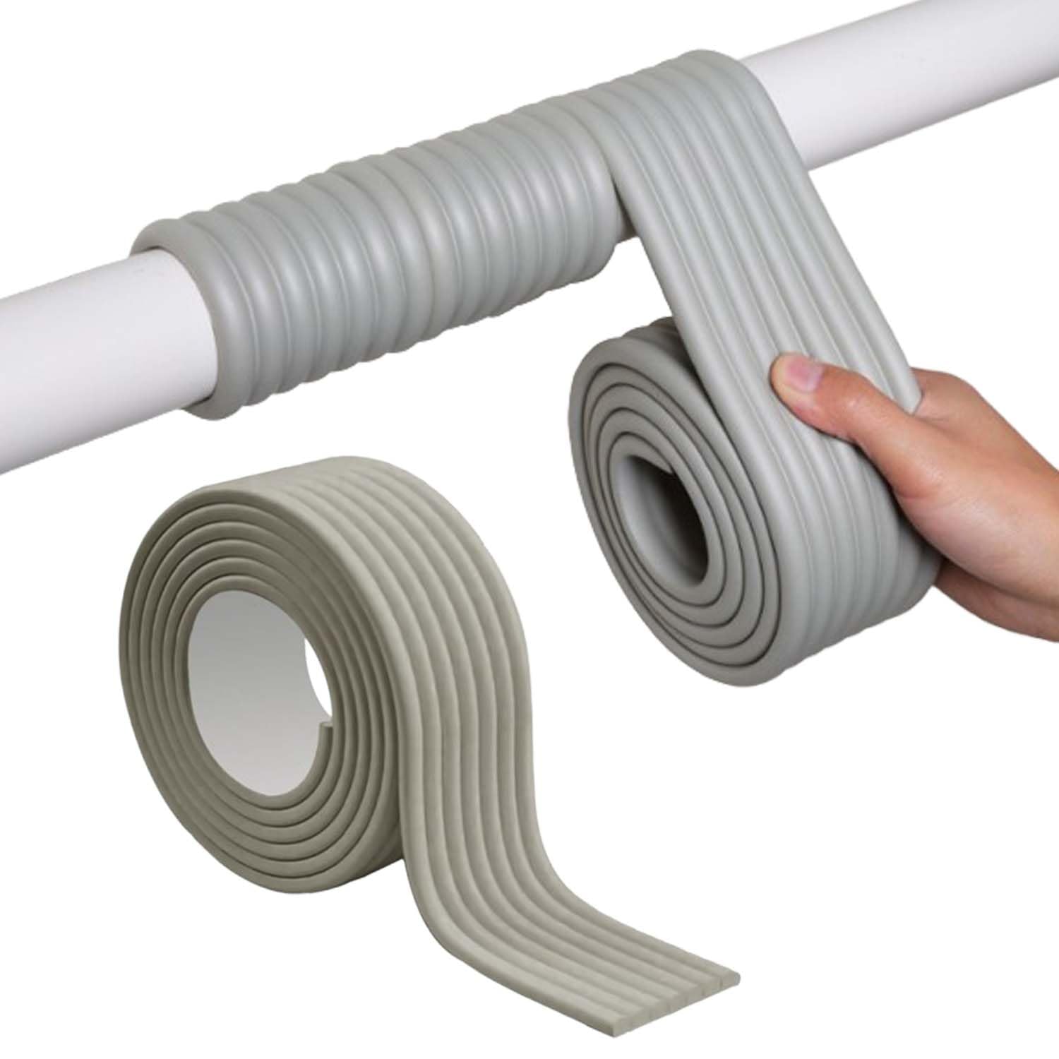 Isolamento Per Tubi Per Esterni, Isolamento Autoadesivo Per Tubi Dell'Acqua, Water Pipe Insulation Wrap, Isolamento Dei Tubi, Per La Protezione Dal Gelo In Inverno ( 8 x 200 Cm )