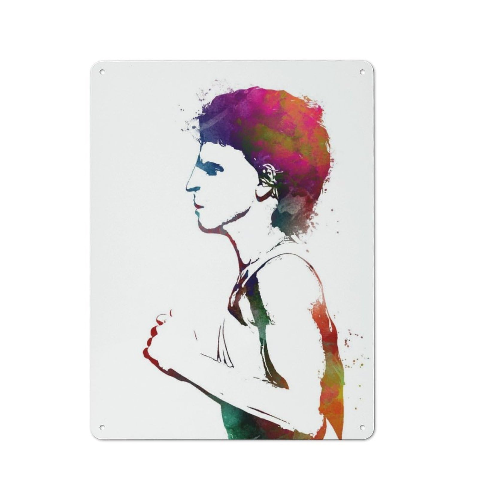 Junmoney Jogging-1 Jogging Industrial-Style Tin Sign 40X30cm For Pub Or Café, Suited To Pub Decor Enthusiasts