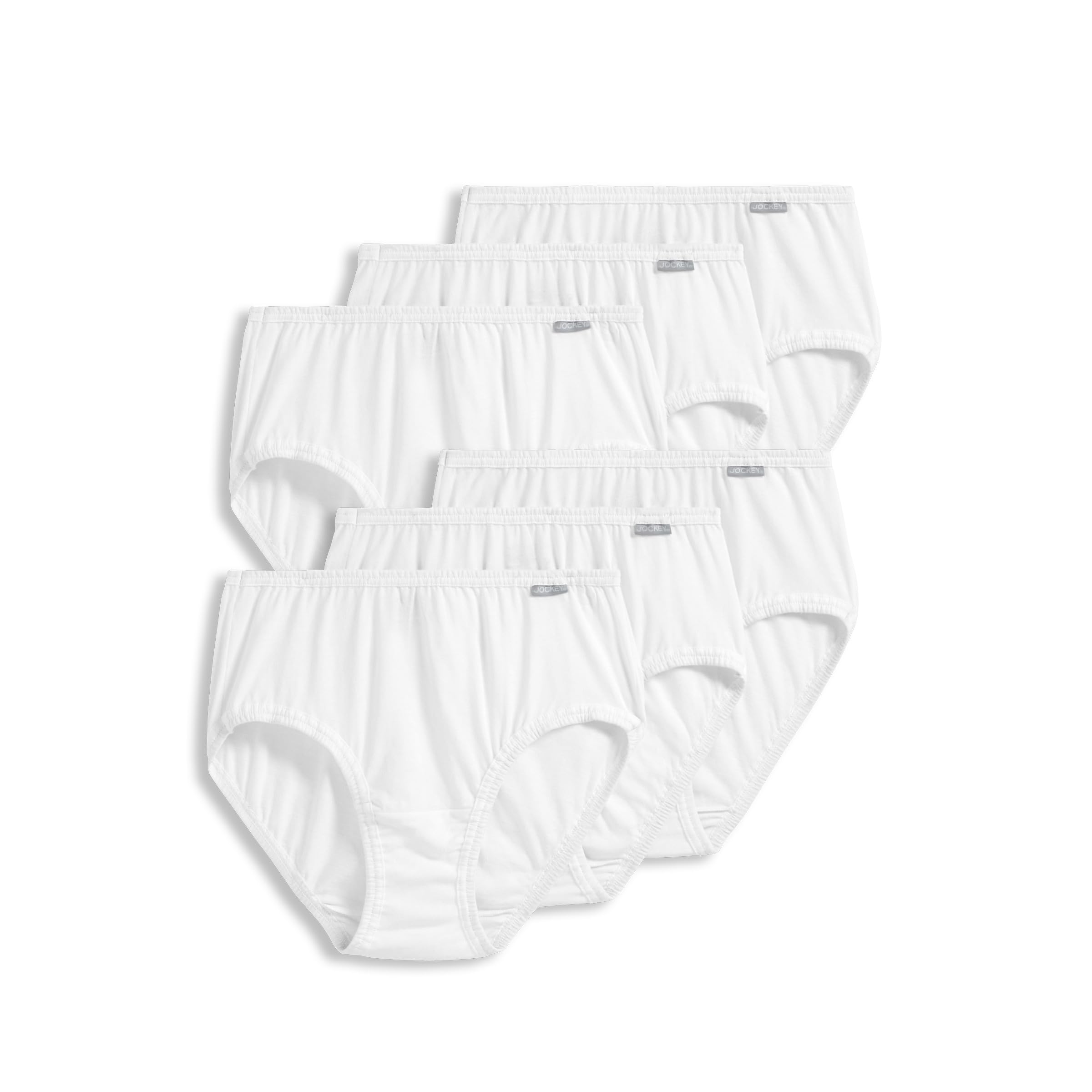 Jockey Women's White Underwear Elance Hipster - 6 Pack-7