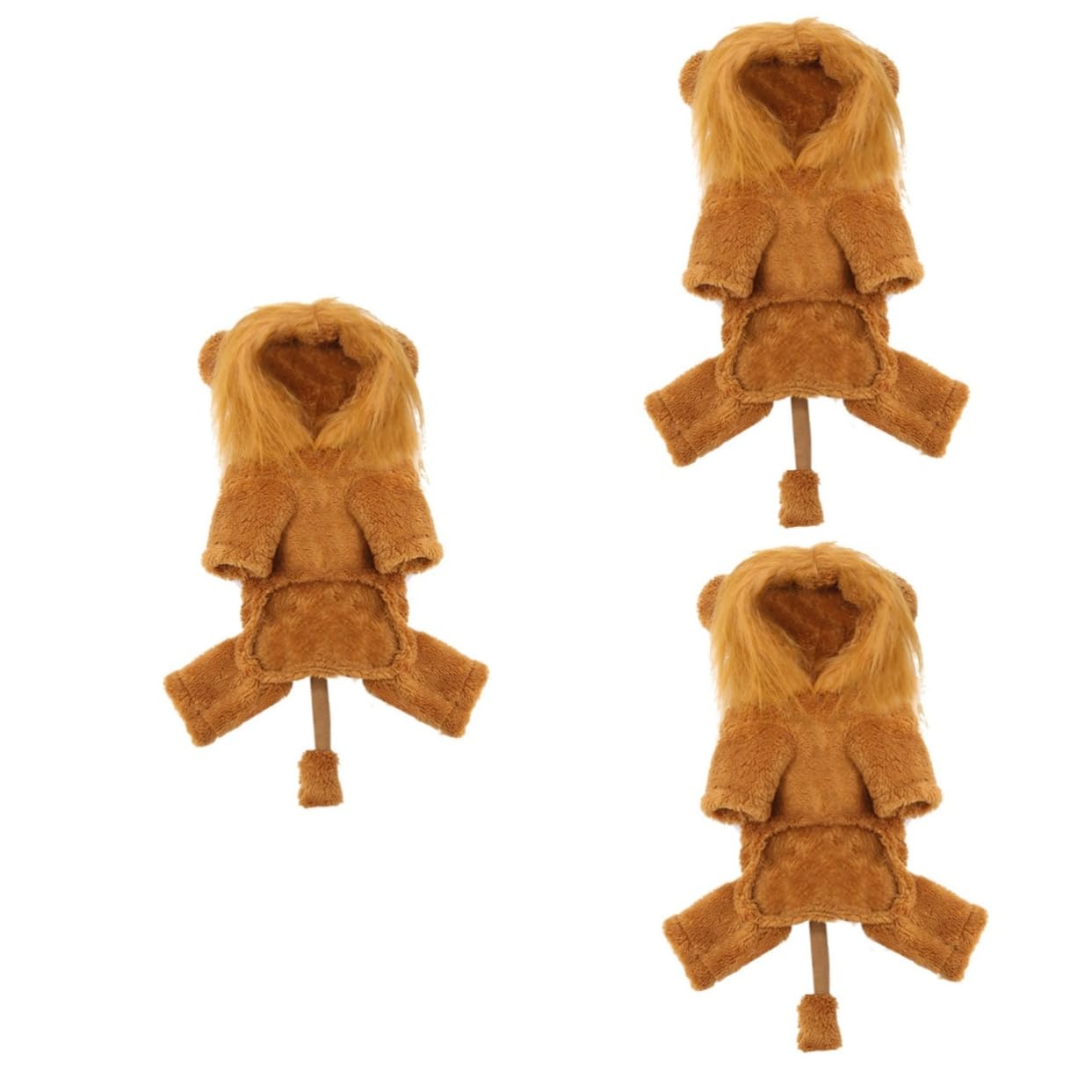 Costume de lion pour chien vêtement Halloween pour activités extérieures SUPVOX