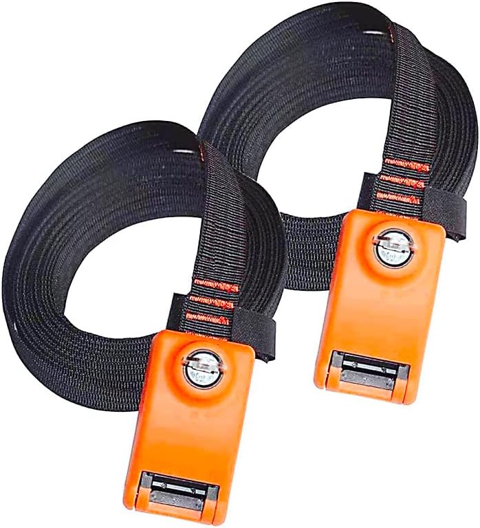 2PCS Lockable Tie Down Strap 10 Feet with Keys for Lashing