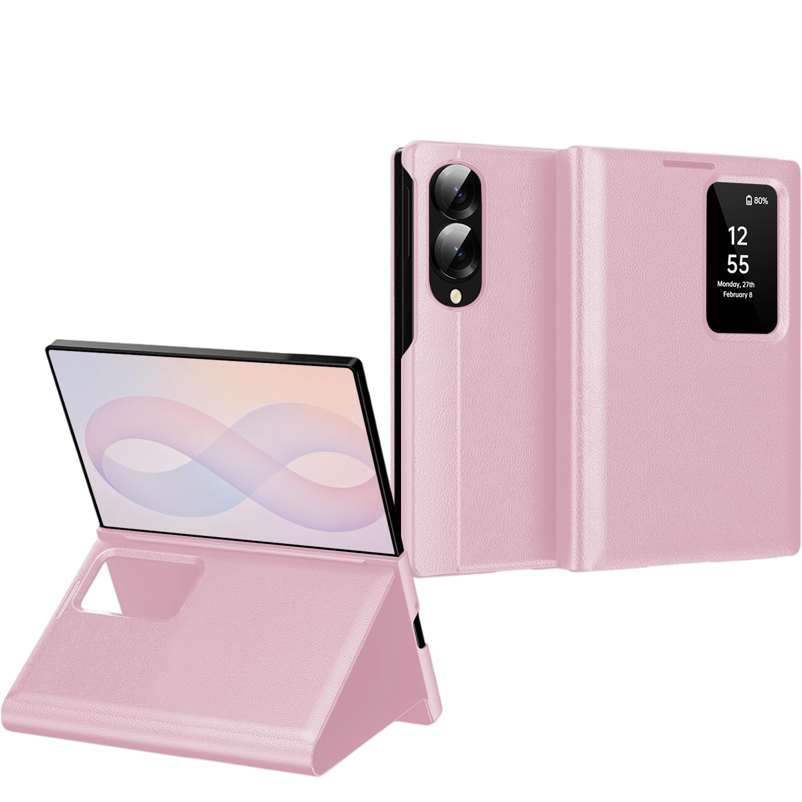 Funda para Samsung Galaxy Z Fold 8 a Libro Smart View Ventana Funda