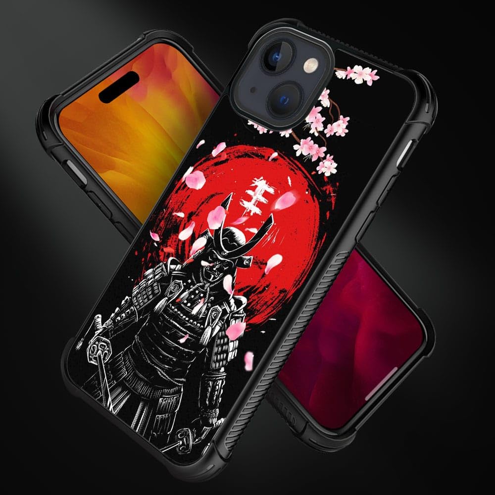 Bvkilrvc Compatível com capa para iPhone 15, Sakura Japonês