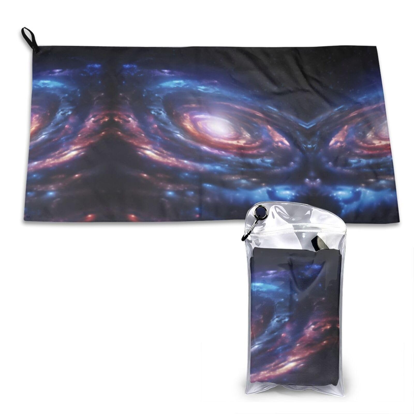 WXWJSHMGC Space Spiral Cosmic Energy Print Cooling Towel, Gym Towel,Cooling Towels For Neck, Soft Breathable Travel Cool Towel,Sports Towels For Gym,Camping