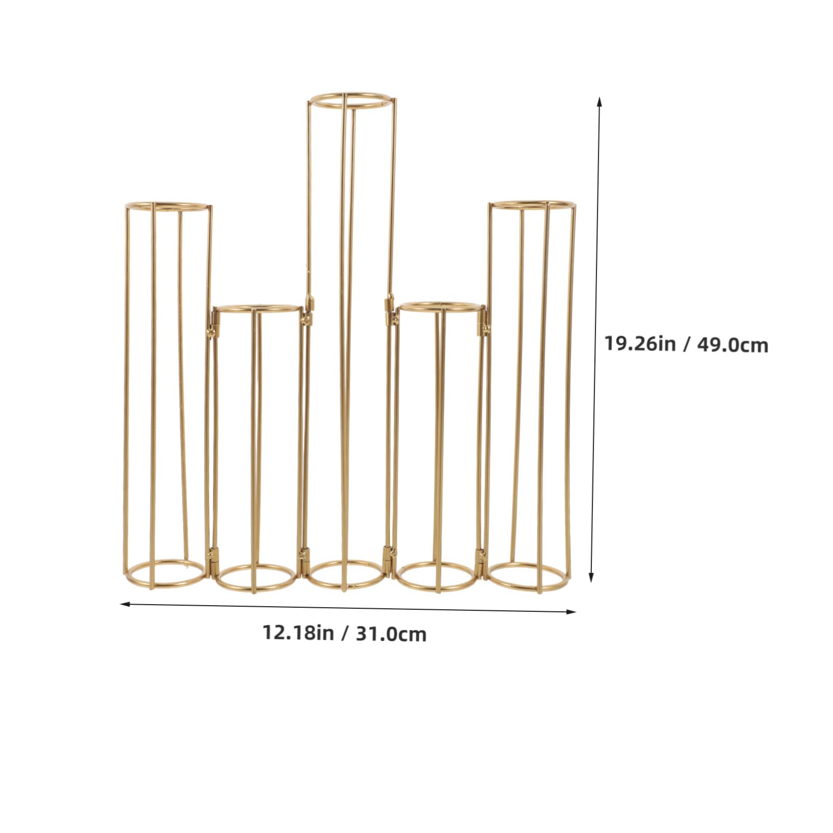UKCOCO Vase Hydroponique Verre avec Support Station De Propagation pour Plantes Terrarium De Table pour Arrangement De Fleurs