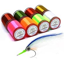 Fly Tying Thread 8 Colors 120D High Strength Nylon Fly Fishing Thread Fly Tying Materials for Saltwater Fly Patterns