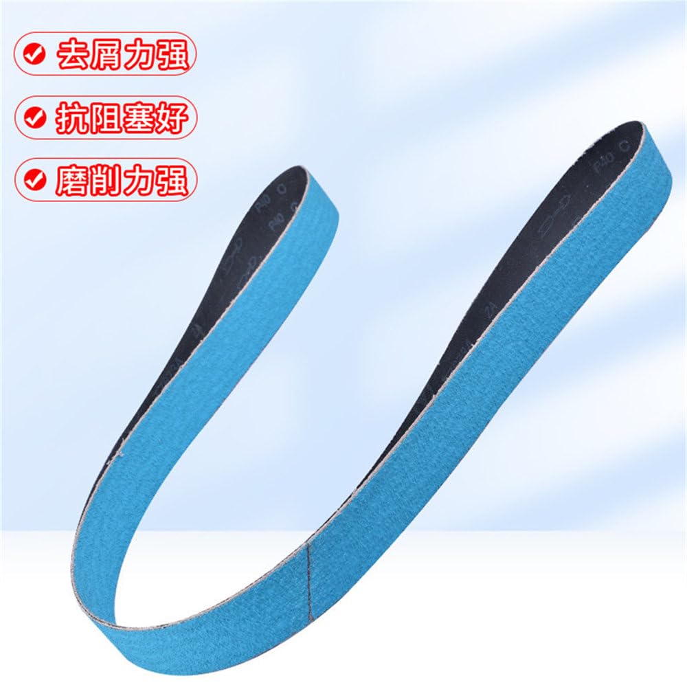 5 szt. 2100*50 mm, 2280*50 mm Pas ścierny z korundu cyrkonowego do szlifowania metalu ze stali nierdzewnej w celu usuwania szwów spawalniczych i spoin, odpowiedni do szlifowania i polerowania drew