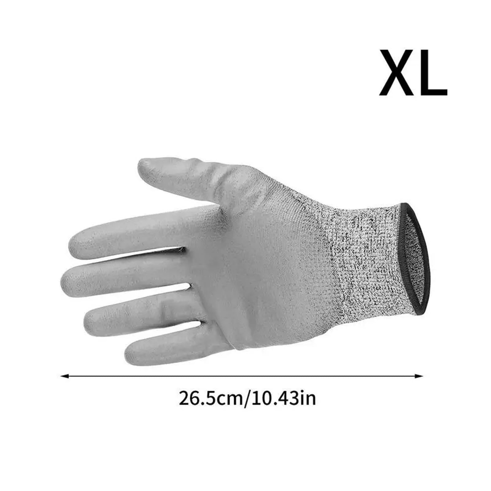 Guantes de Seguridad anticorte Guantes de Seguridad anticortes de Nivel 5, Guantes de Alta Resistencia for Industria, Cocina, jardinería, antiarañazos, Corte de Vidrio, Multiusos(M)