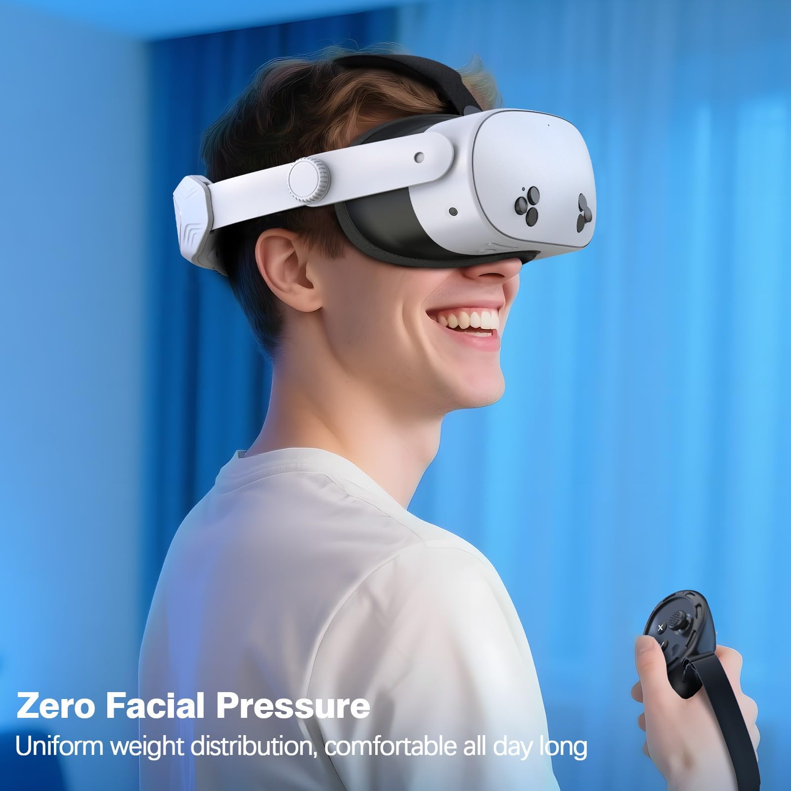 Sangles de tête de rechange pour 2/3/3S VRs - Accessoires réglables - Réduit la pression pour casques