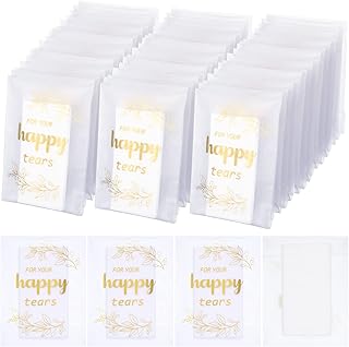 60 Pcs Wedding Tissues Packs for Guests for Your Happy Tears Tissues Facial Tissues Pocket Tissues Travel Packs Individual Tissue Packs Wedding Favors for Guests Gifts Bride and Groom Mother Daughter