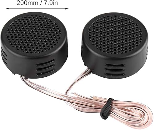 Miniatura 7 de Altavoz de coche, negro 12 V 500 W mini altavoz del coche o tweeter 1.378 in 98dB altavoz del automóvil