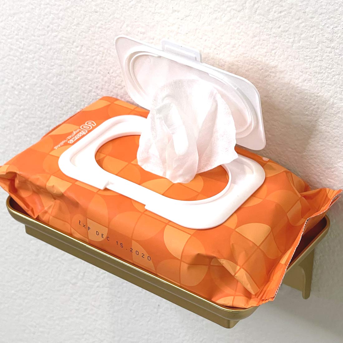 Wonder Shelf – Selbstklebendes Mini-Wandregal Fürs Badezimmer, Handy & Feuchttücher