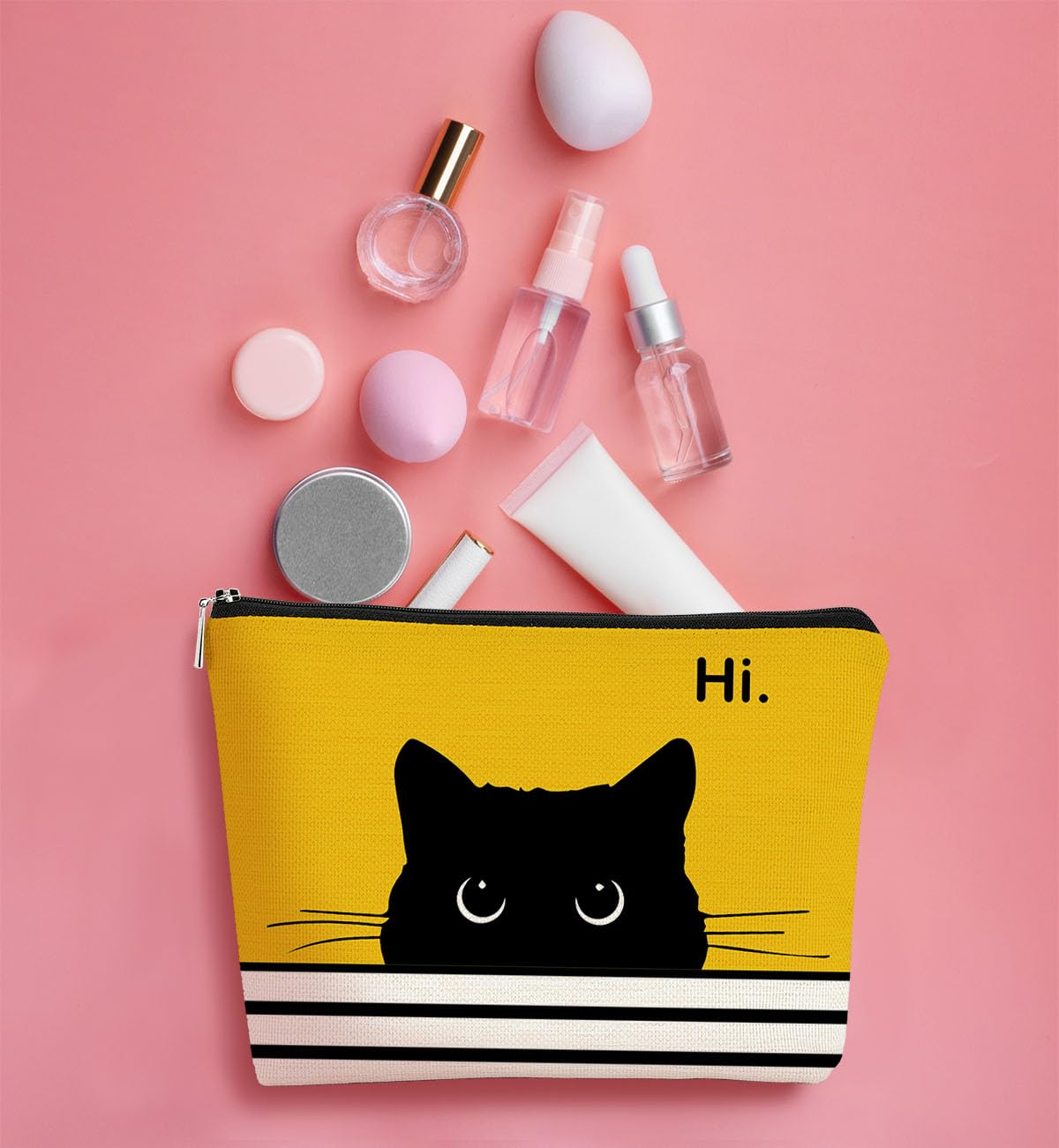 Regalos para gatos, pequeña bolsa de maquillaje, regalos de gatos para amantes de los gatos, bolsa de maquillaje, regalos para amantes de los gatos, bolsa de maquillaje para adolescentes y