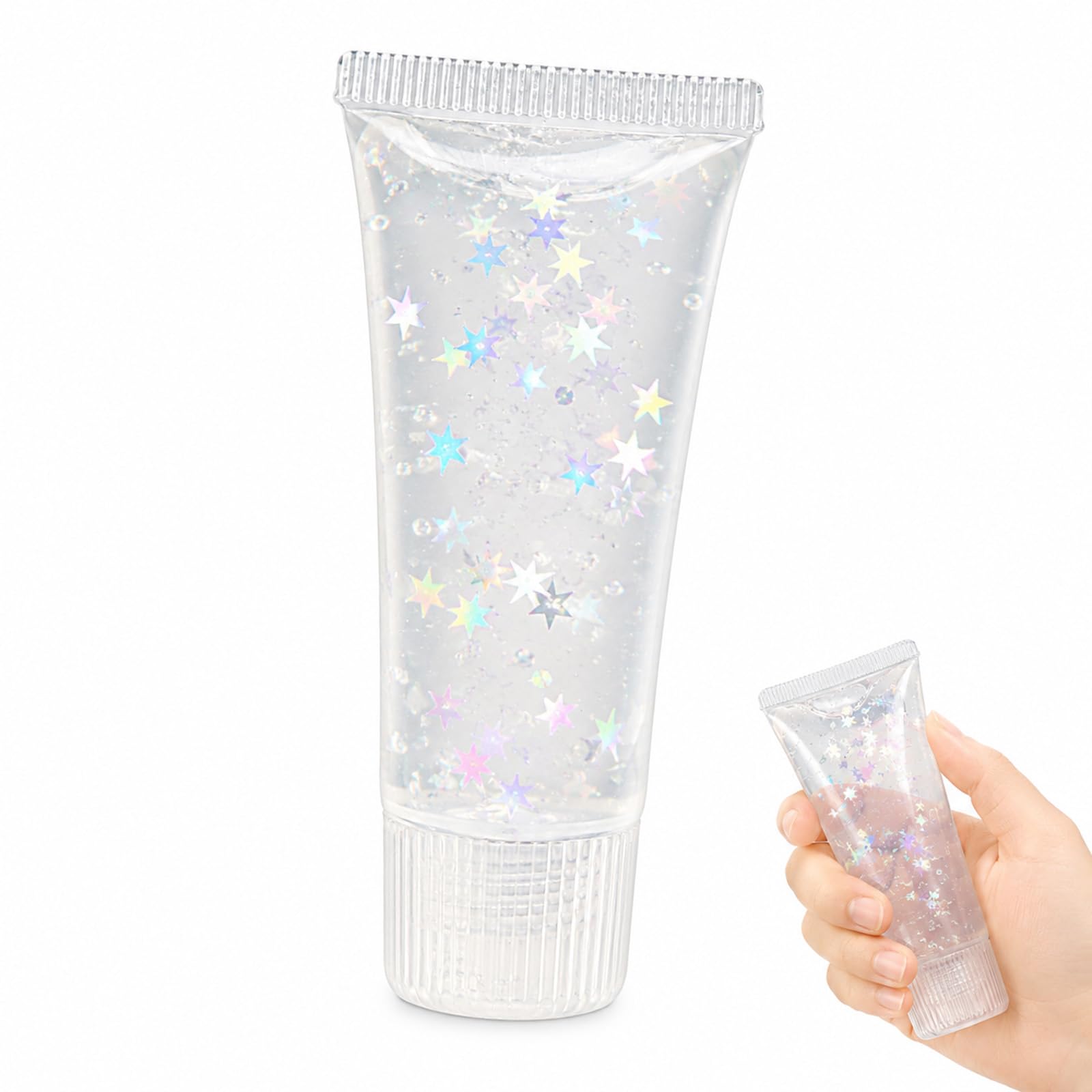 Toothpaste Squishy, Fascinating Squeeze Item, Transparent Design, Ideal for Office Workers, Home Relaxers, and Desk Decor Enthusiasts, Clear