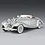 Marcedees Benz 500K-Silver 1:24