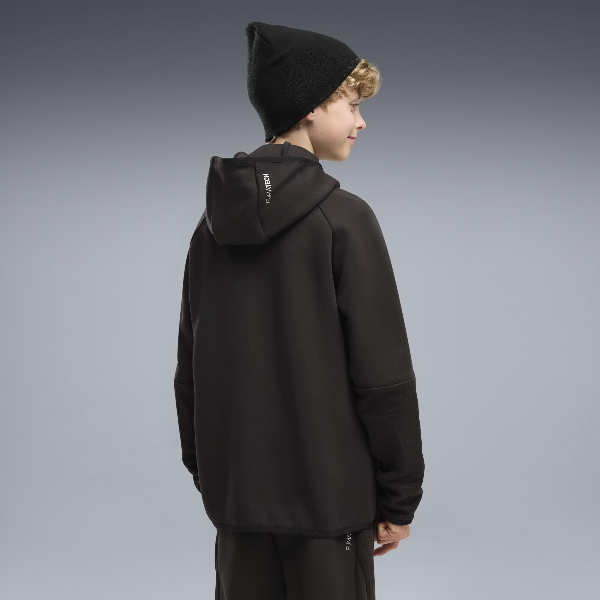 PUMA Felpa con Cappuccio e Zip PUMATECH Elevated per Ragazzi