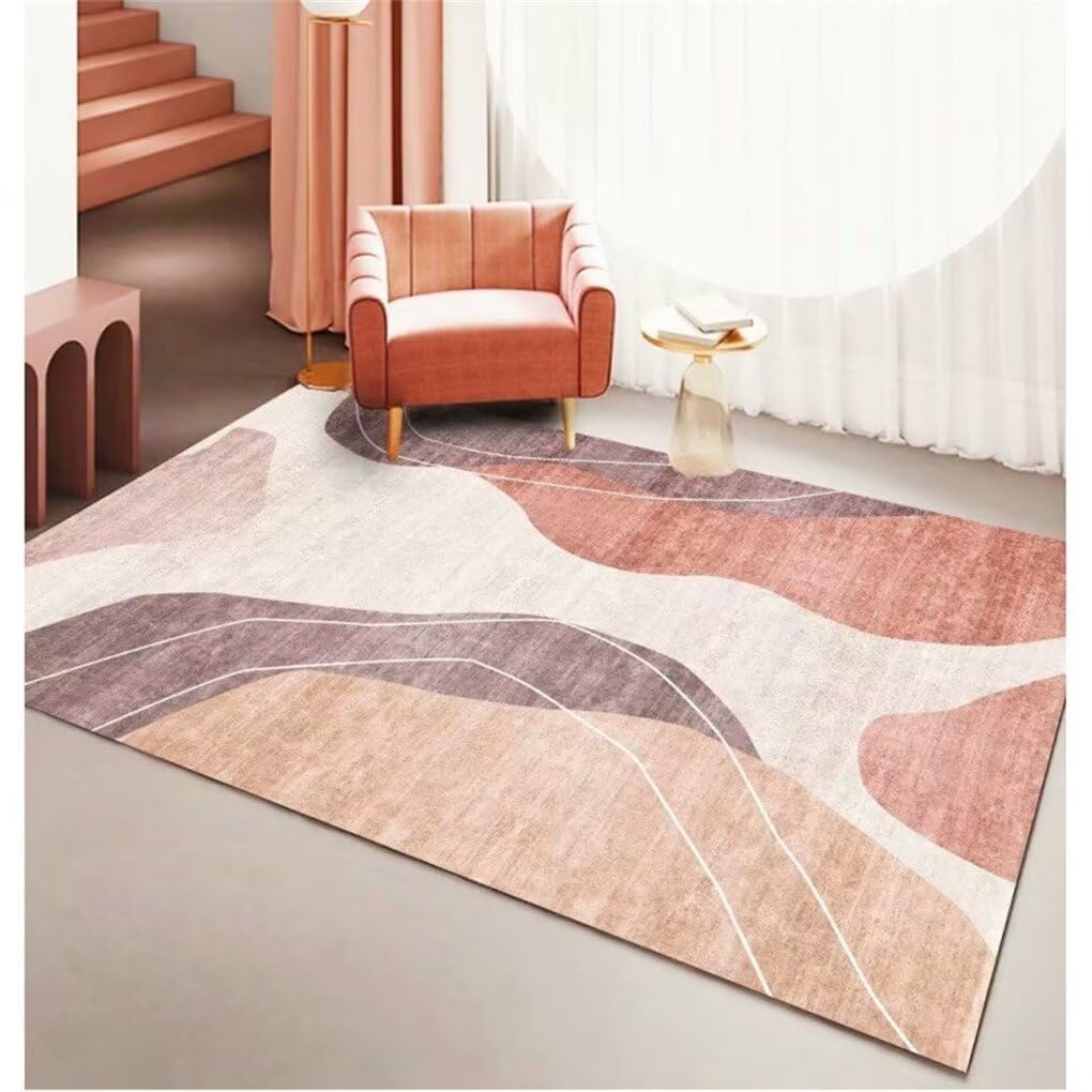 Tapis pour chambre d'enfant multicolore et doux, parfait pour les moments de jeu
