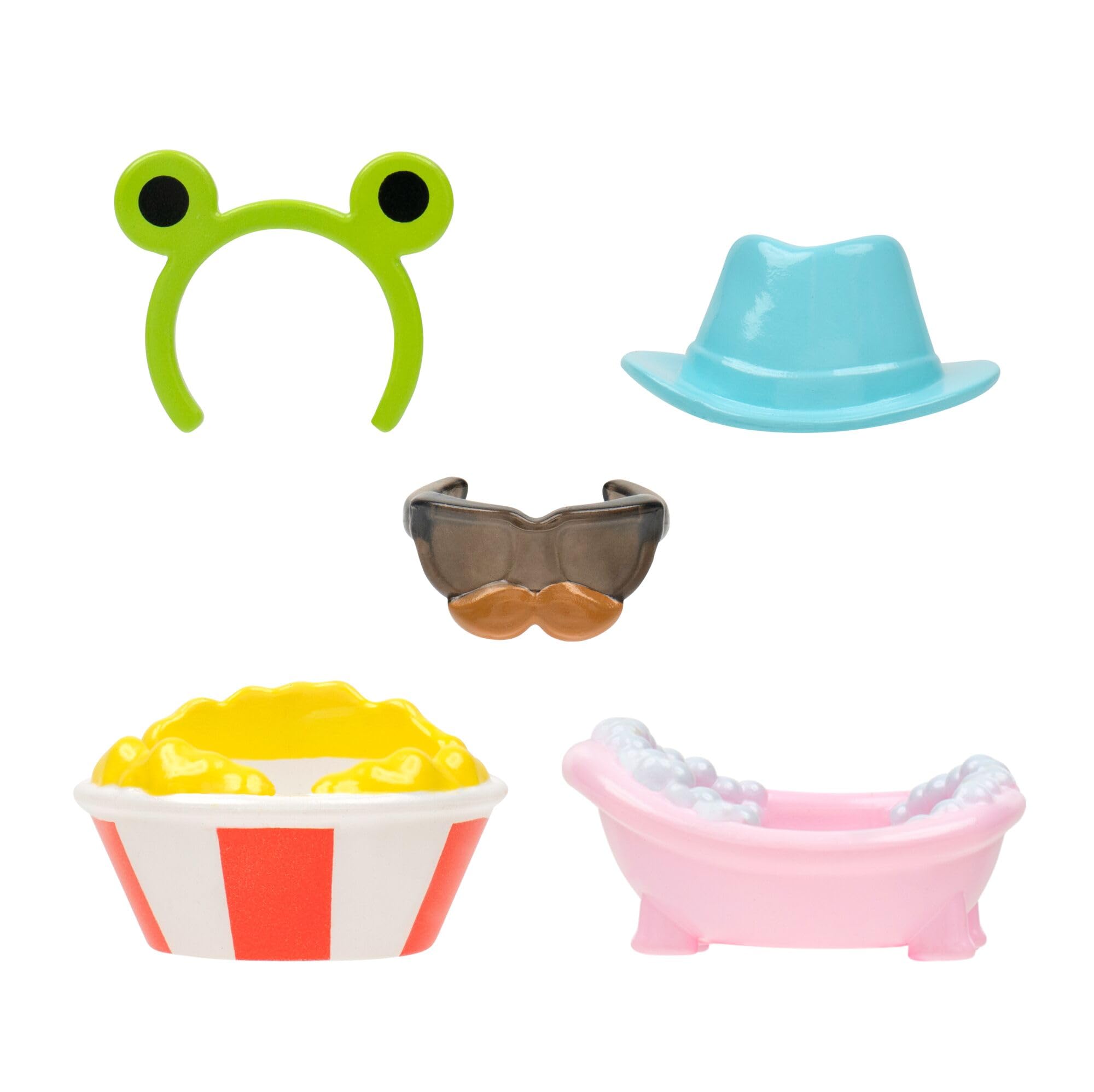Squish-a-longs Mini-Squish 25-Pack (Wave 5, Style 1), (25) 1" Mini-Squish, 5 Accessories, 1 Ring, * Collectors Guide - Image 4