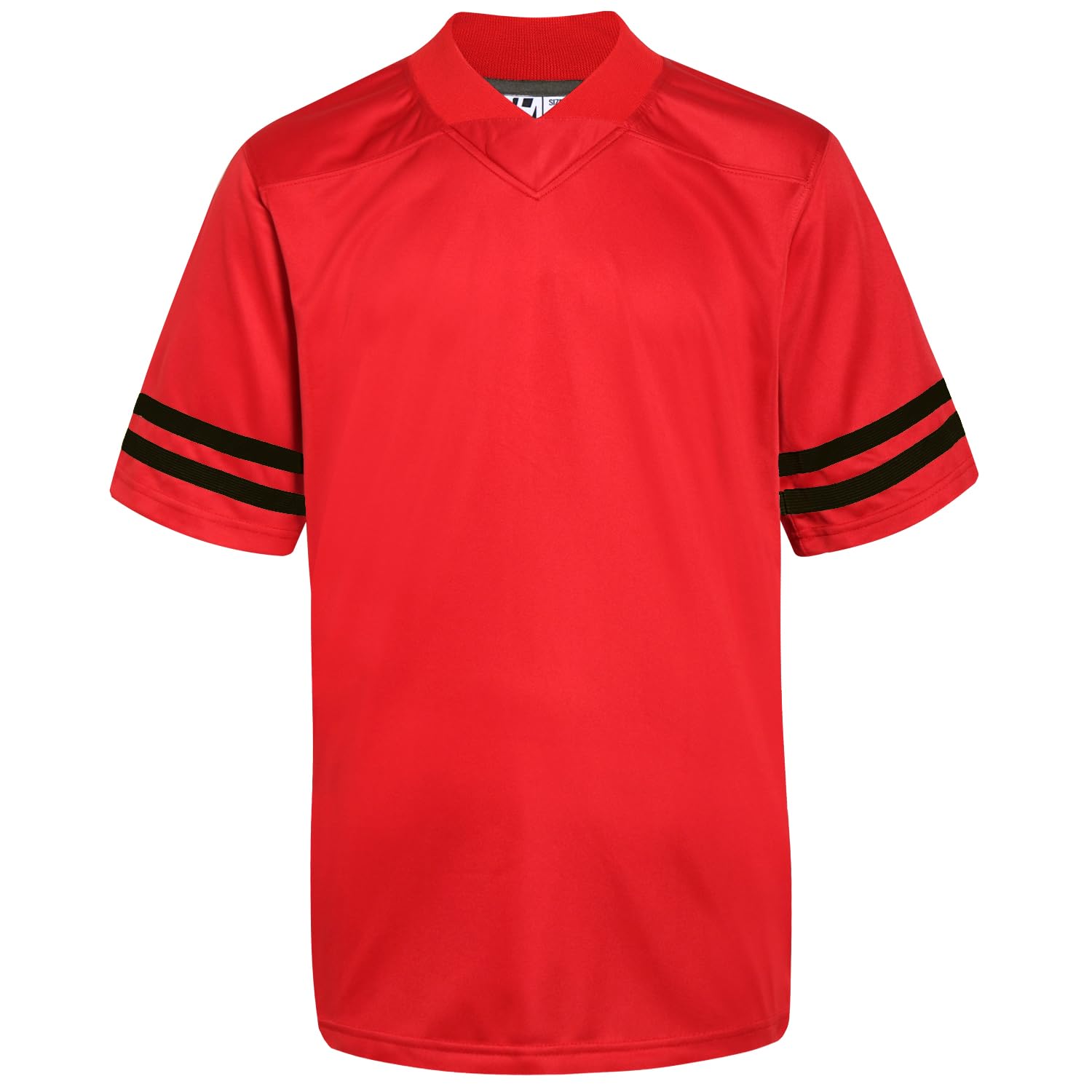 PullonsyAdult Men's Blank Football Jerseys Athletic Football Fans Shirts Practice Sports Uniform Tops