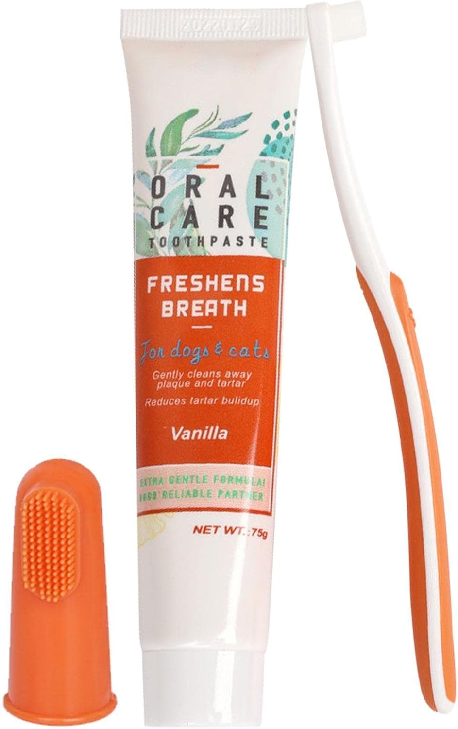 Pet Toothpaste and Toothbrush Puppy Tooth Brushing Kit Small Dog,Dog