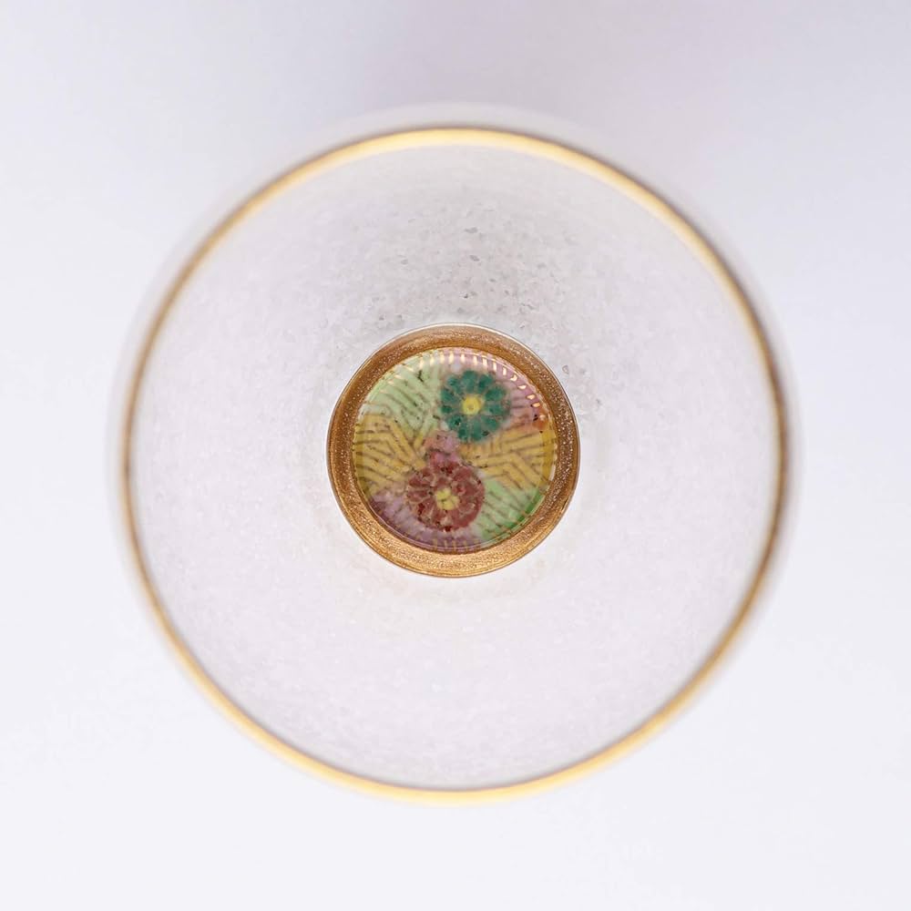 日本酒グラス アデリア　みぞれ九谷 Amazon.co.jp: アデリア 酒器 日本酒グラス 金花詰 みぞれ九谷