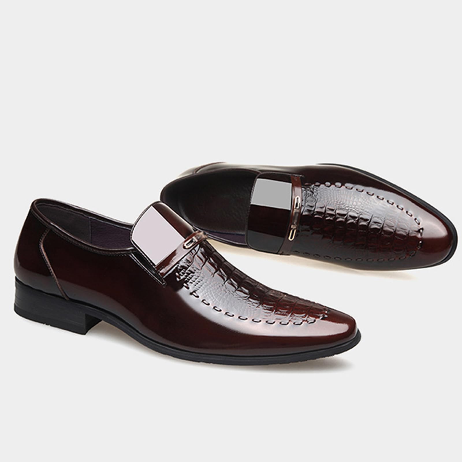 Uomo Scarpe Formali Scarpe da Sposa | vintage, classici, senza lacci, in pelle, antiscivolo, mocassini, eventi aziendali, attività