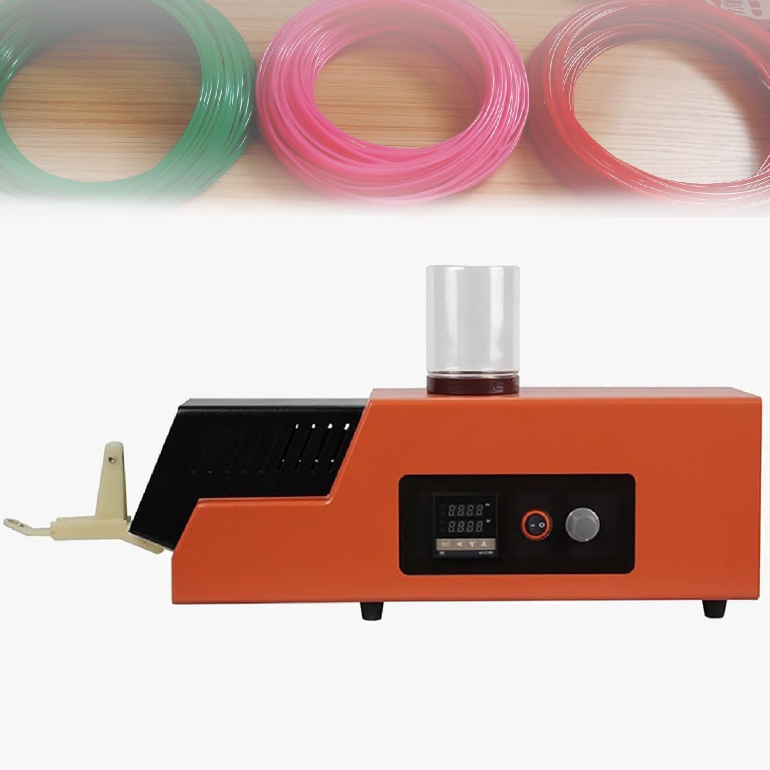 3D-Druck-Filament-Extruder-Maschine, einstellbare Geschwindigkeit für kundenspezifische Filamentproduktion, ideal für PLA, ABS, PVA, HIPS-Acetat