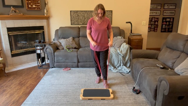 Body Board MUCITAGF Resistance Band Foot Plate - Wood