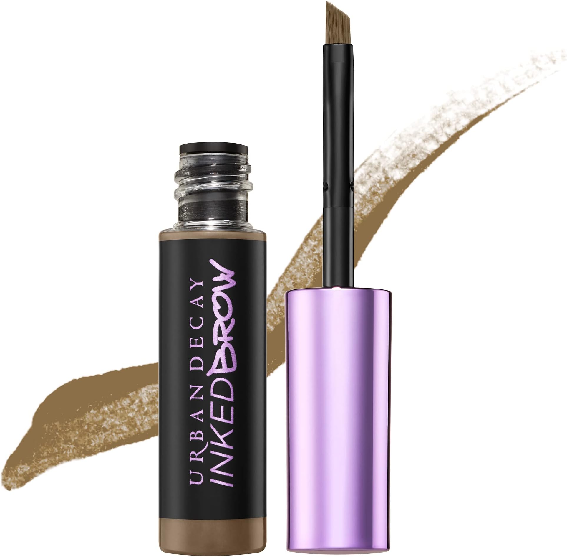 Urban Decay Inked Brow, Taupe Trap - Semi-Permanent Longwear Brow Gel - Waterproof, Sweat Resistant & Smudge Resistant for Up To 60 Hours