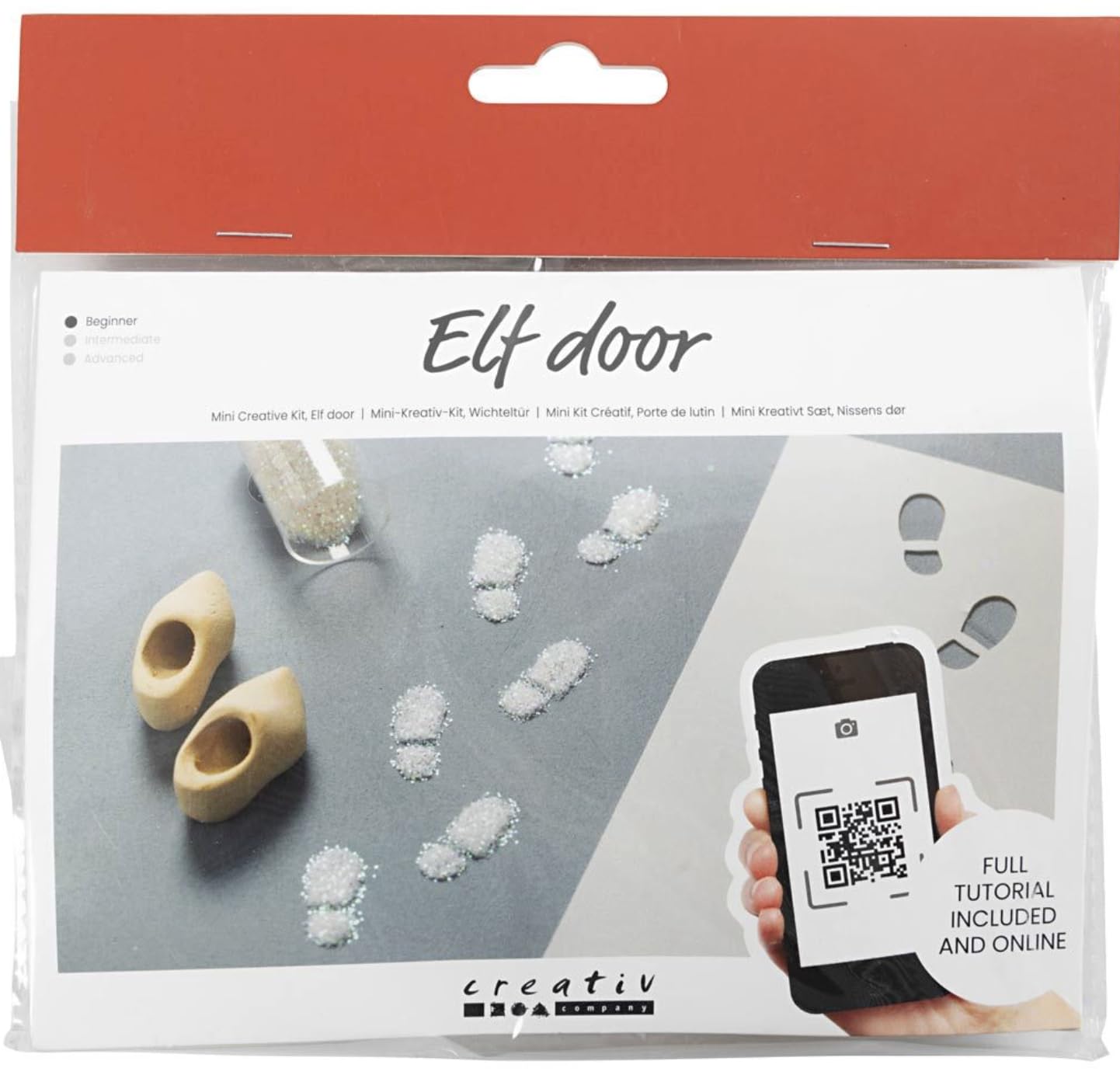 Fußabdrücke, Mini-Kreativ-Set für Wichteltüre