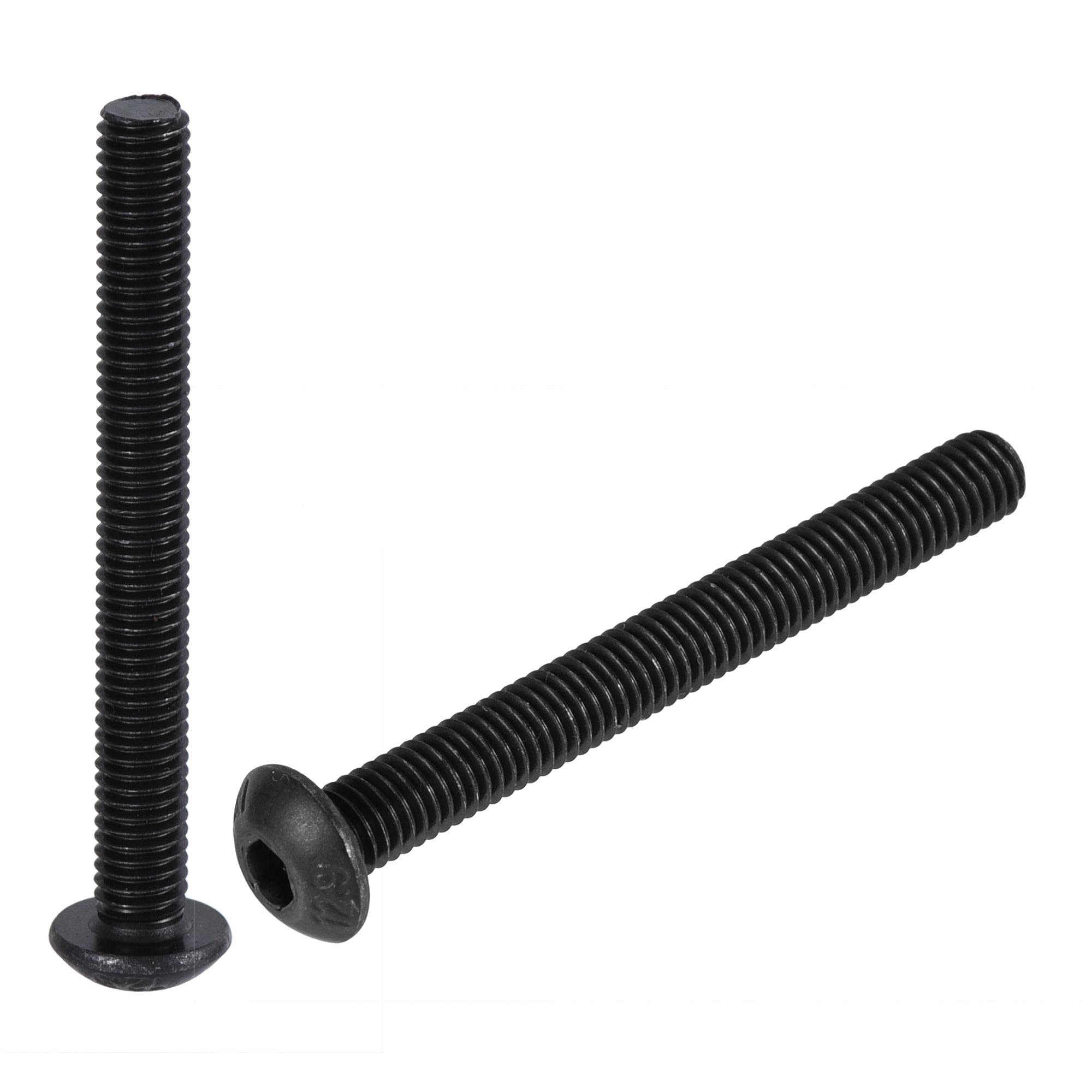 sourcing map M5x45mm Hex Socket Button Head Cap Bolts Screws 304 Stainless Steel 50pcs