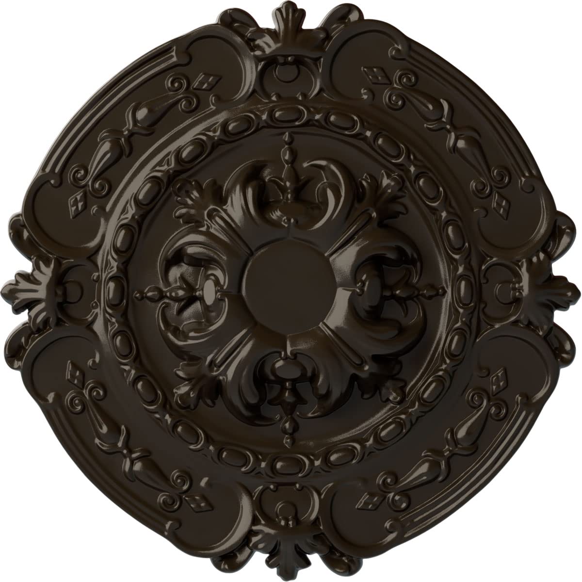 Ekena Millwork CM17SOSHF - Southampton - Ceiling Medallion, Stone Hearth