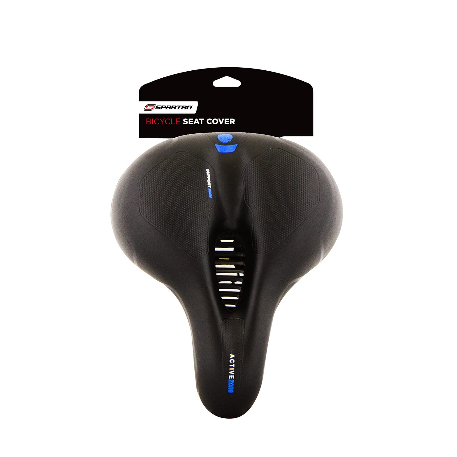 SPARTAN Bicycle Saddle, Black, SP-9034