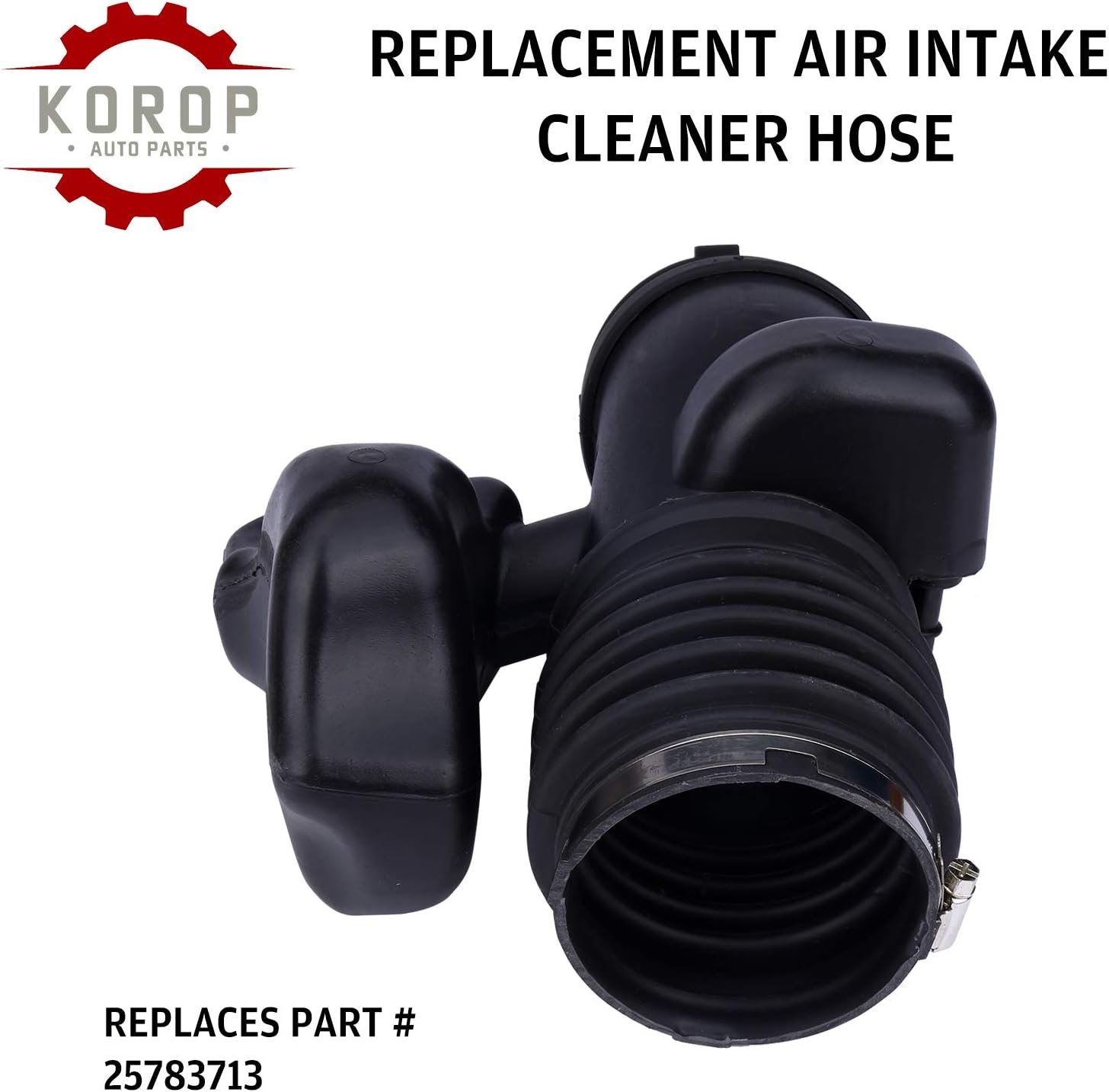 Air Intake Cleaner Hose REPLACES# 25783713 Fits for 2009 2010 2011 Buick Enclave Chevy Traverse GMC Acadia Saturn Outlook, Intake Boot Tube Outlet Duct
