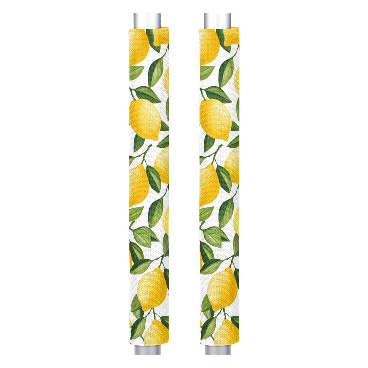 Pardick Lemon Refrigerator Door Handle Covers Set of 2, Fridge Handle Covers Appliance Handle Covers Protector for Microwave Oven Stove Dishwasher, Keep Your Kitchen Appliance Clean
