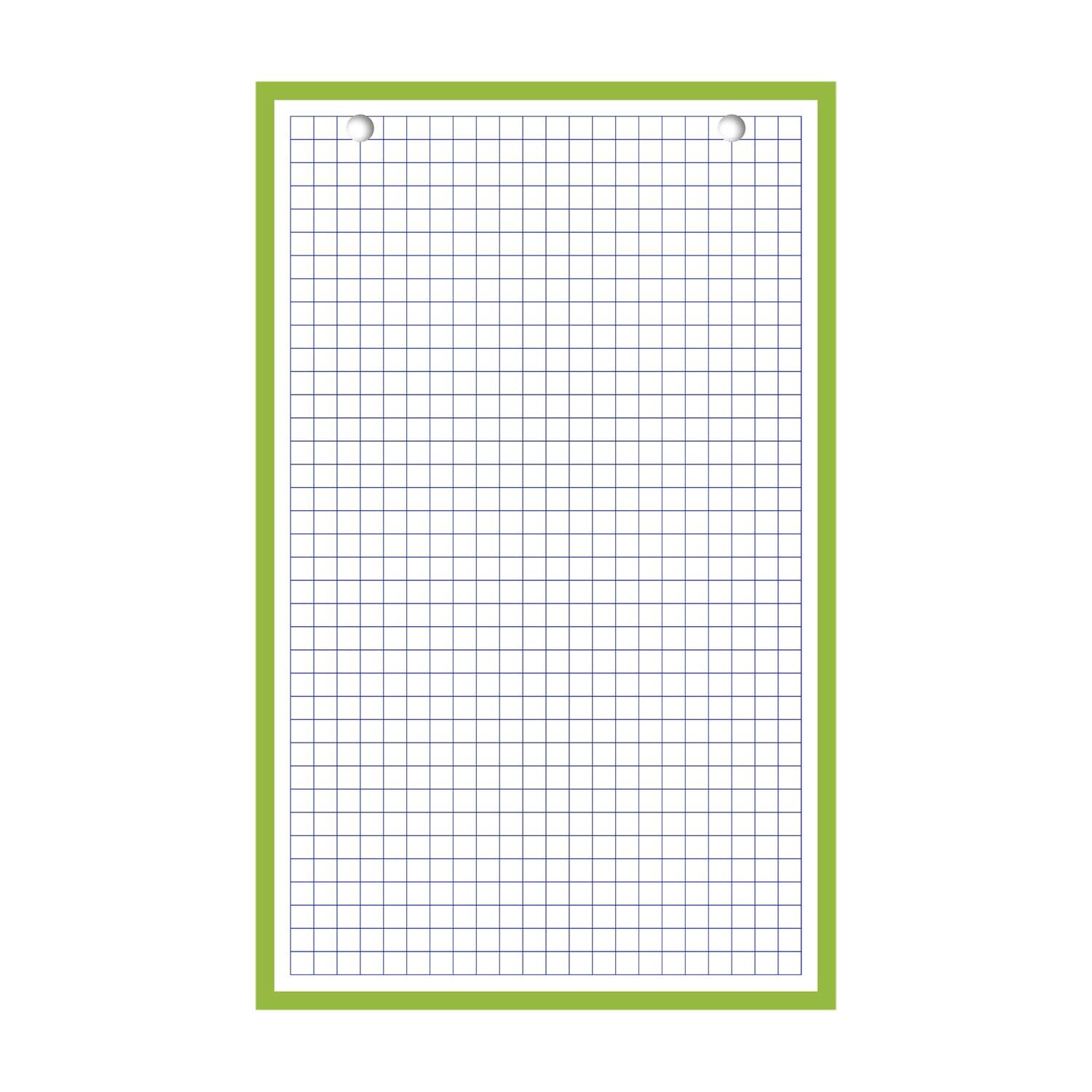 OXFORD Lot de 10 Blocs de 30 fiches bristol 125X200 perforées Q5/5 vert