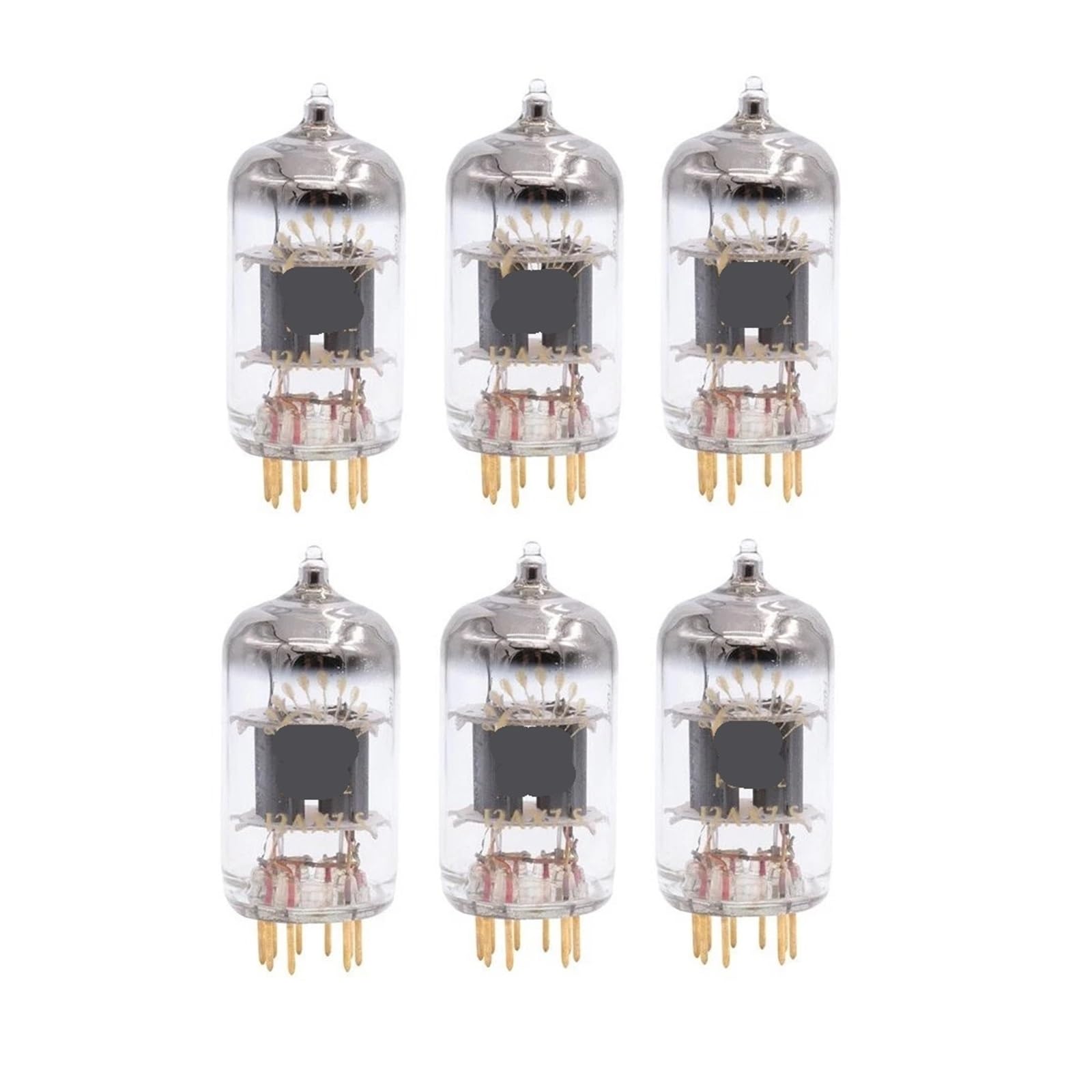Gain Matched 6 12AX7-S Vacuum Tubes -