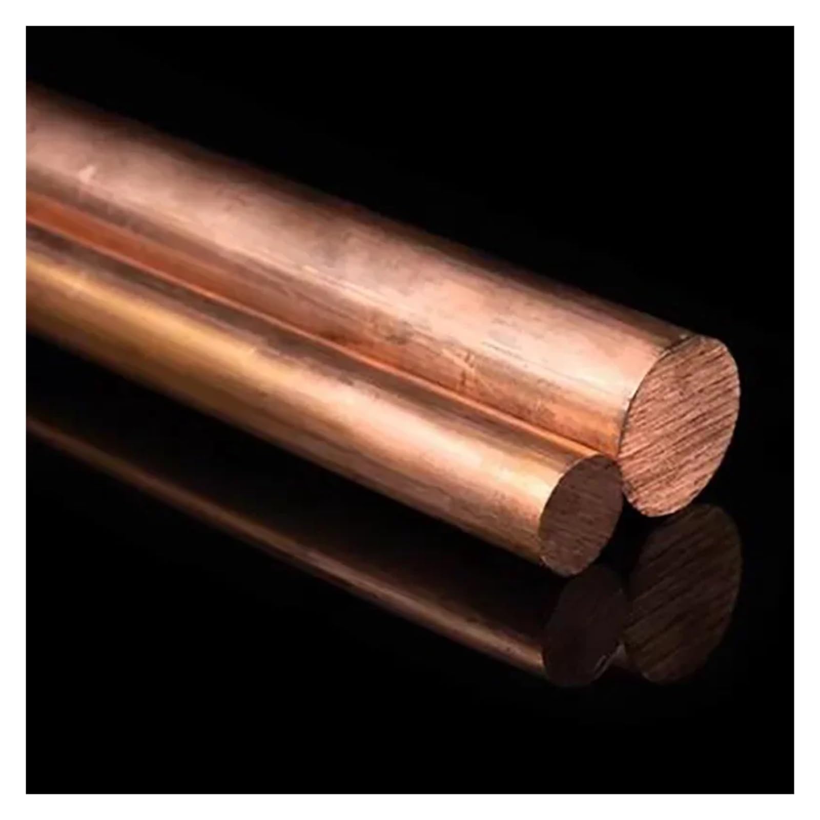 Messingstäbe Kupfer-Rundstab 2 mm 3,0 4 5 6 7 8 10 12 15 20 22 23, 25 26 28 30 40 50(200mm,5mm 10pcs)