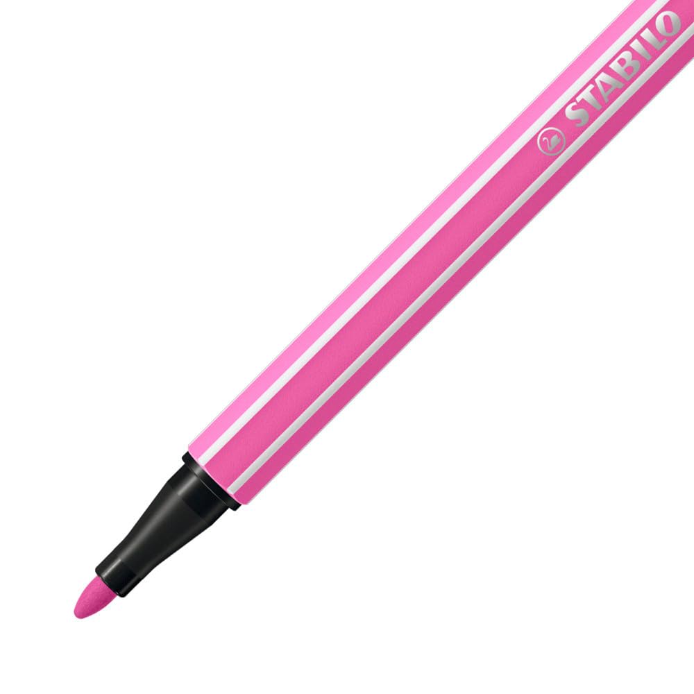 STABILO Premium Felt Tip Pens & Fineliner Pen 68 Point 88 - Shades of Pink - Pack of 8 - Image 3
