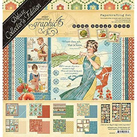 Graphic 45 DLX COLLECTR ED Pack, Home Sweet Home Cover