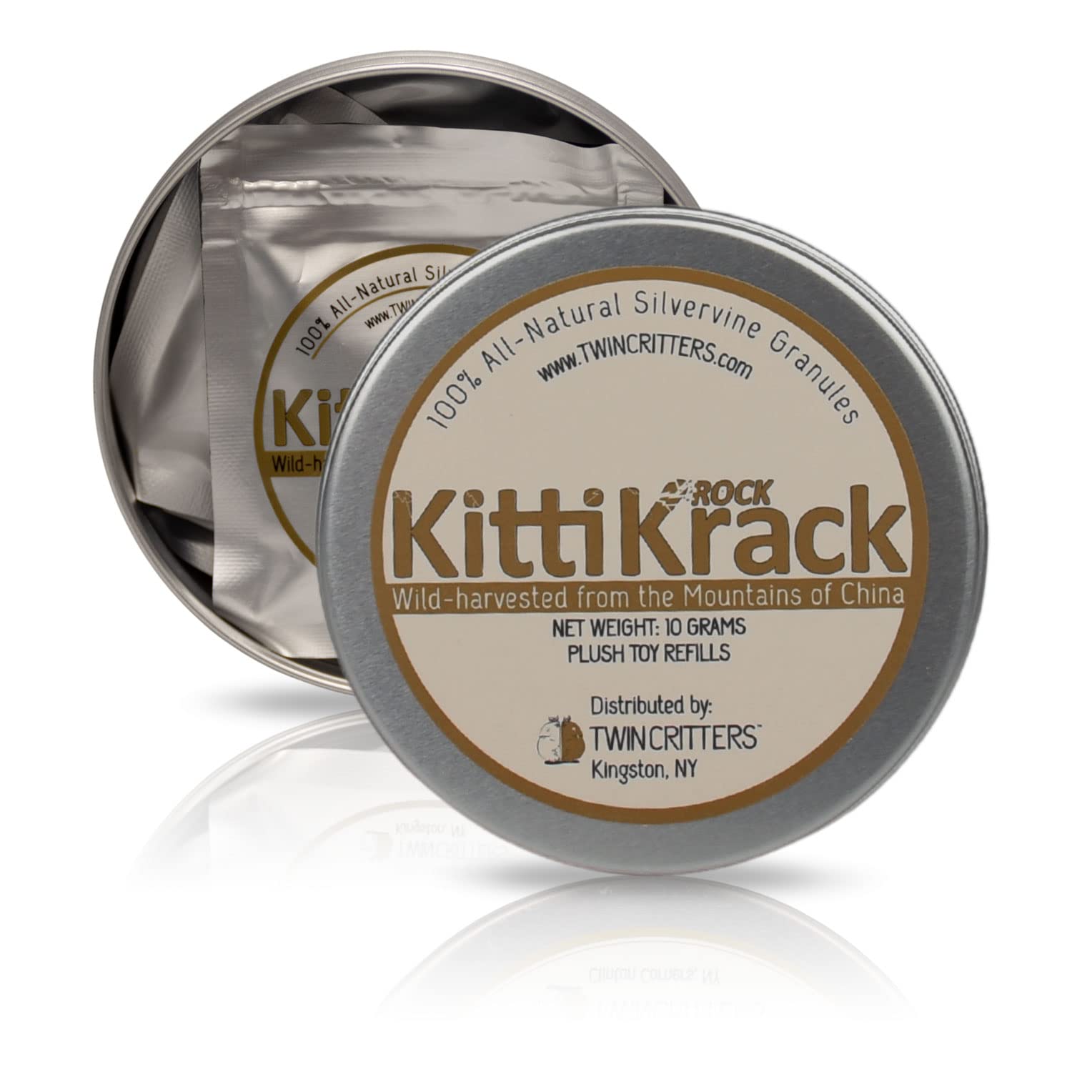 Amazon.com : TWINCRITTERS KittiKrack Rock Organic Silvervine