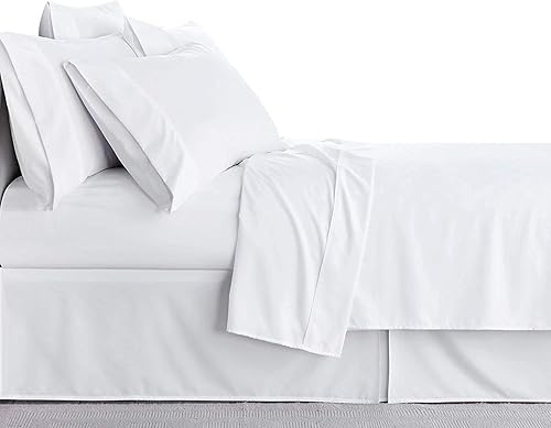 Lujoso Castle Juego de sábanas de 1000 hilos de 4 piezas, súper suave, elegante y de alta calidad, 100% algodón egipcio, viene con bolsillo profundo