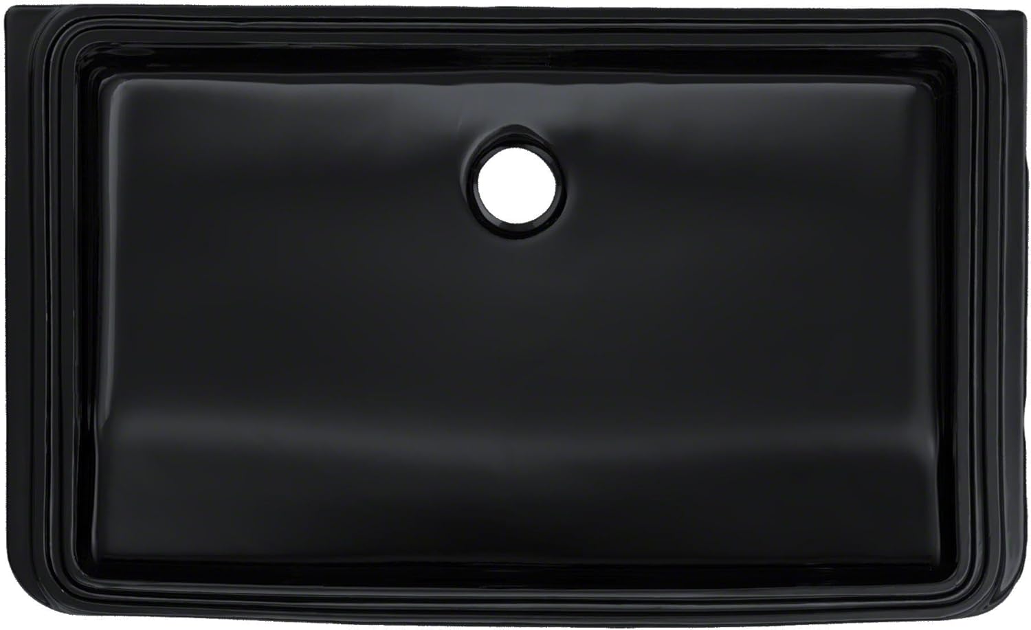 TOTO® Rectangular Undermount Bathroom Sink, Ebony - LT191#51