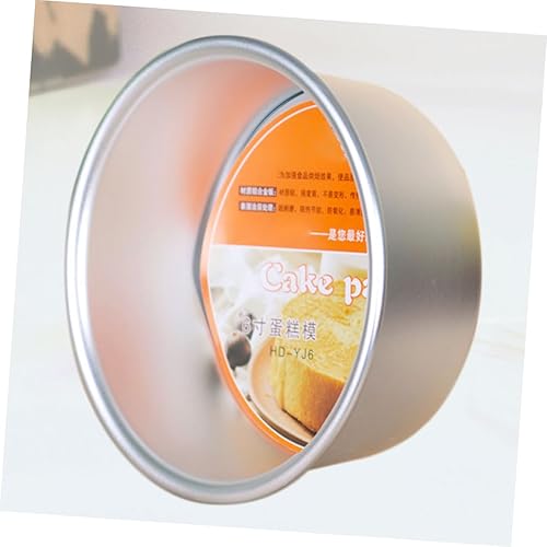 Miniatura 3 de Cabilock 1 juego de 8 moldes para hornear pastelería redonda para hornear moldes redondos para tartas pan hornear fondo extraíble pastel pan