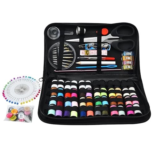 Kit de costura grande，Costurero Accesorios，para el Viajes y Principiantes y Emergencias.