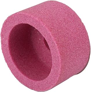 Corundum Grinding Wheel Ceramic Grinding Wheel, Polishing Wheel,  Meule Corindon Corundum Cup Type 75 * 40 * 20Mm 120 Grit Red (#4)