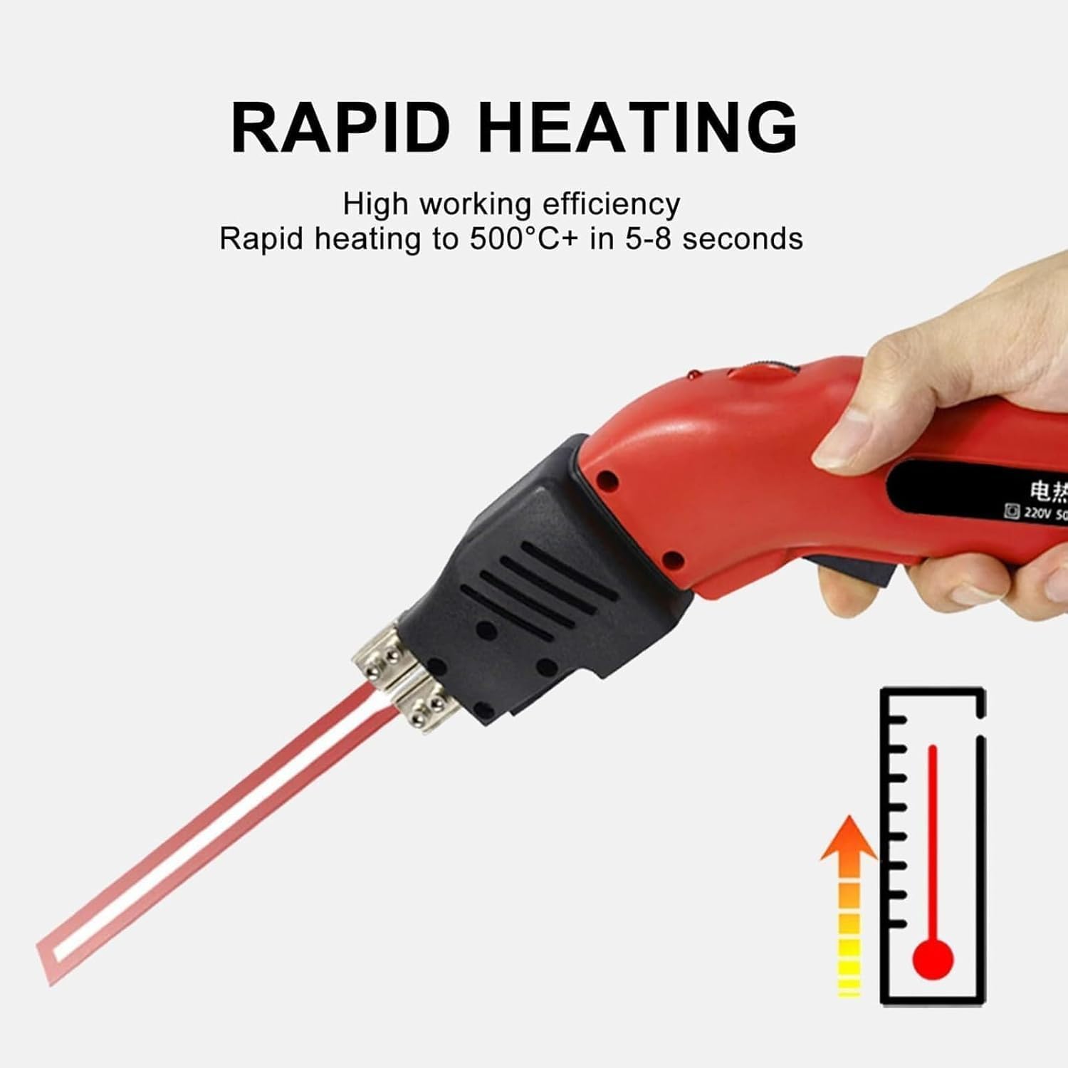 Electric Hot Knife, Electric Foam Cutter Tool with Cutting Guide, 15-Temperature Adjustable, 5-8s Fast Heating, for Epp Eps Xps Epe Sponge and Kt Board