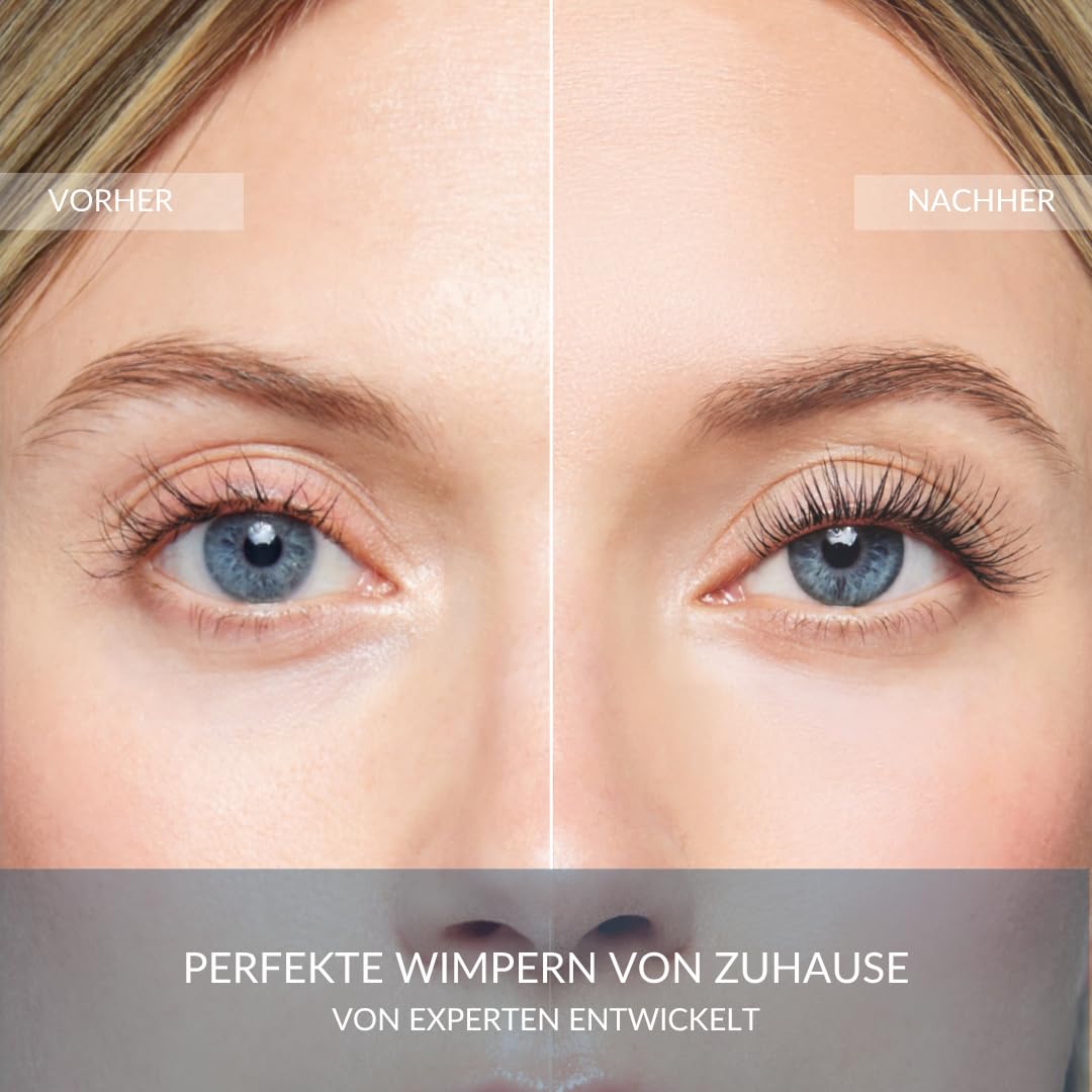Fleeky Lash Lifting Set – Lifting per ciglia con cuscinetti in gomma – fino a 6 settimane di slancio espressivo senza piegaciglia – delicato e semplice – Made in EU